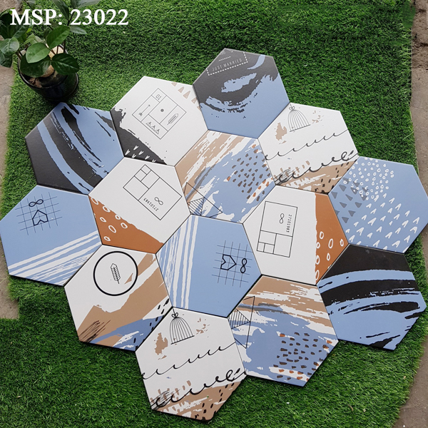 Gạch bông men vuông 200x200 20140 - Image 5