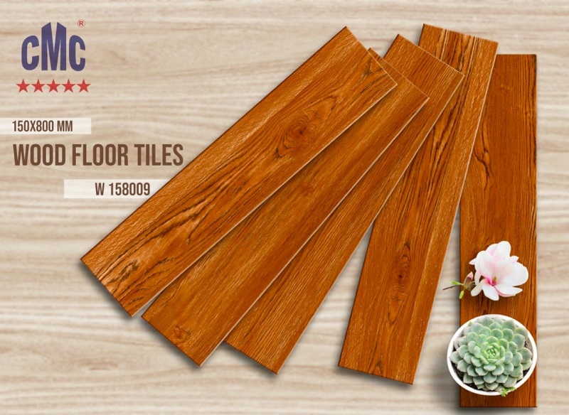 Gạch lát nền giả gỗ 15x80cm thanh cao cấp CMC W 158003 - Image 4