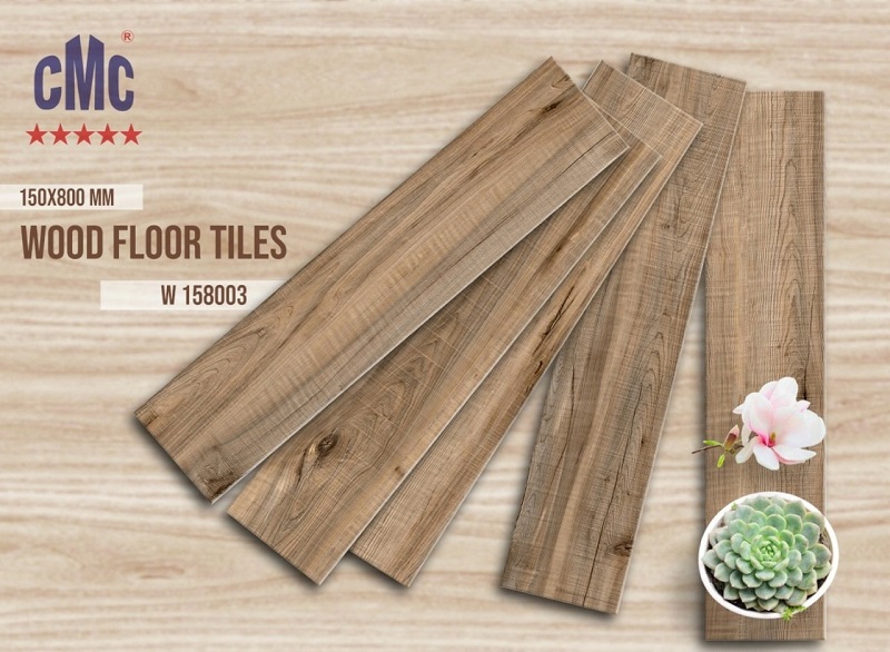 Gạch lát nền giả gỗ 15x80cm thanh cao cấp CMC W 158010 - Image 3