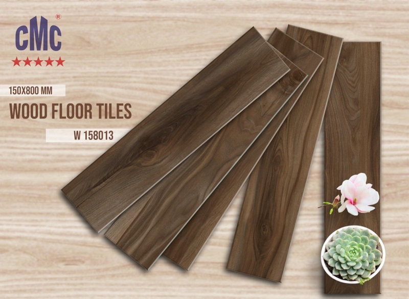 Gạch lát nền giả gỗ 15x80cm thanh cao cấp CMC W 158011 - Image 3