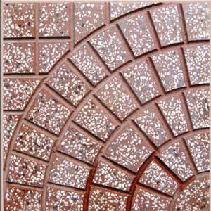 Gạch lát vỉa hè tự chèn block hình zic zac (ghi) - Image 3