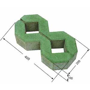 Gạch lát vỉa hè tự chèn block ziczac (đỏ) - Image 4