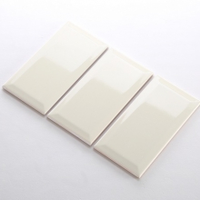 Gạch thẻ ốp tường màu be bóng mờ vát 100x200 M1201X