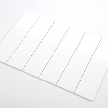 Gạch thẻ ốp tường màu trắng mờ vát 75x150 M751500XY - Image 5