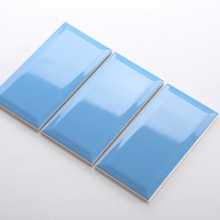 Gạch thẻ ốp tường màu xanh nhạt bóng vát 100x200 M1204X