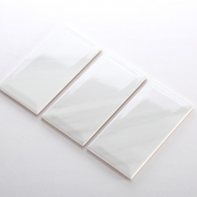 Gạch thẻ ốp tường trắng bóng phẳng 75x300 M75300Z - Image 4