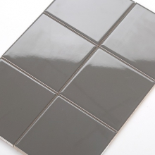 Gạch thẻ ốp tường vuông xám đậm mờ phẳng 200x200 M2203