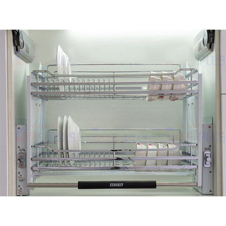 Giá bát đĩa cố định 2 tầng chữ V Eurokit DK12.85 - Image 3