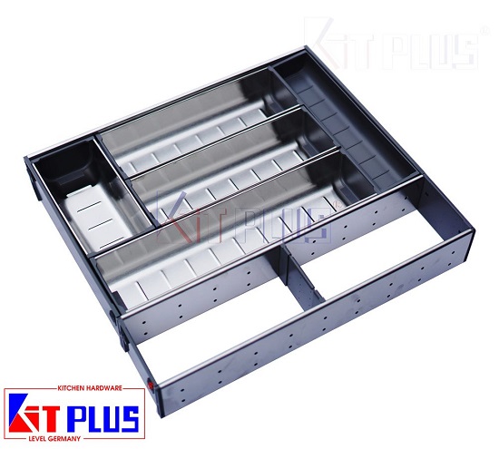Giá bát đĩa cố định 2 tầng oval KIT PLUS DMAS90 - Image 3
