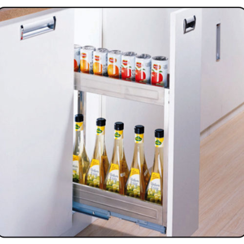 Giá dao thớt nan dẹt inox bóng - ray giảm chấn Eurokit ECPL.40 - Image 5