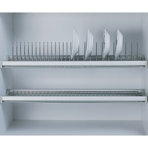 Giá dao thớt nan dẹt inox mờ - ray giảm chấn Eurokit EC VIP.40 - Image 5