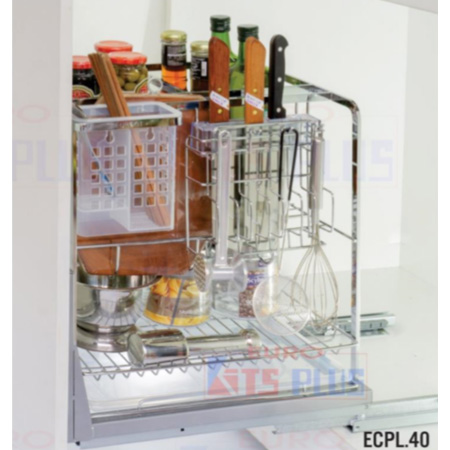 Giá để dao thớt gia vị chai lọ inox Eurokit MB 300 - Image 3