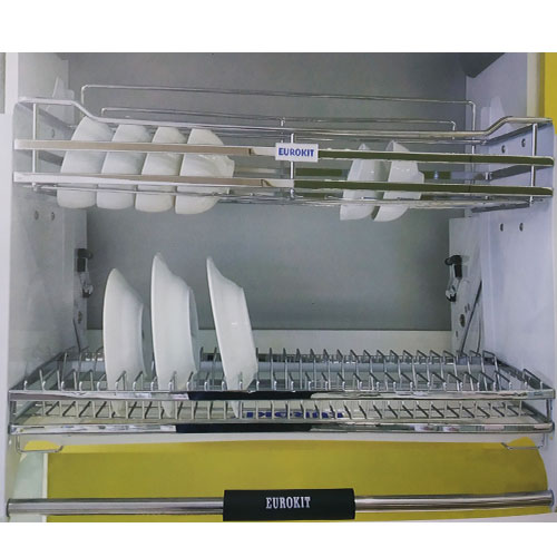 Giá liên hoàn inox nan tròn Eurokit GK.016H-L (Mở trái) - Image 4