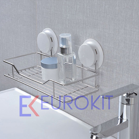 Giá xoong nồi bát đĩa nan tròn inox bóng - ray giảm chấn Eurokit GM - Image 5