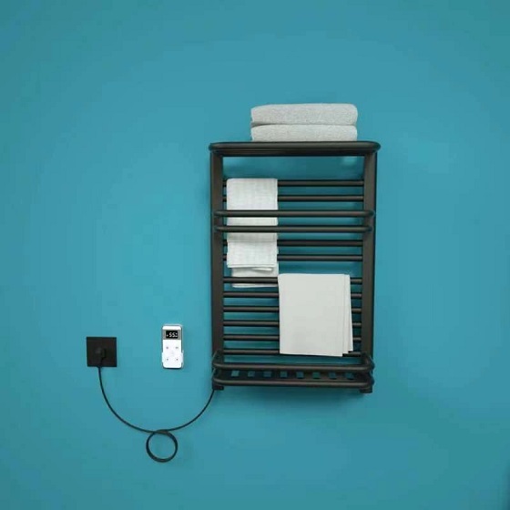 Giàn sấy khăn tắm khăn mặt màu đen kết nối APP điện thoại thông minh Miken R395B-Wifi - Image 4