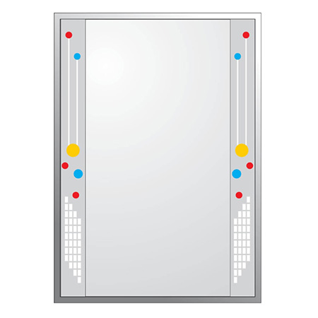Gương đèn led cảm ứng tròn có gương cầu Bancoot LKM057 (700x700mm) - Image 3
