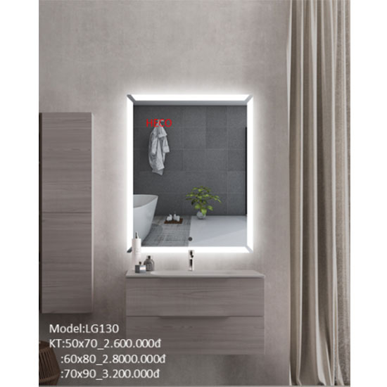 Gương đèn led khung gỗ Heco LG-134 - Image 5