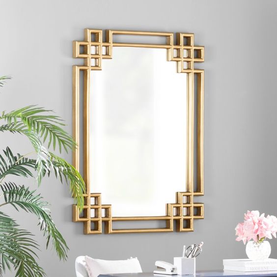 Gương nghệ thuật mạ vàng MIKEN MKG-NT0017 - Image 5