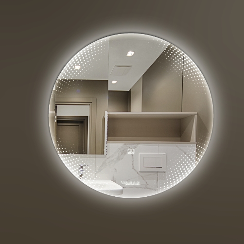 Gương nhà tắm đèn Led cảm ứng hình chữ nhật đứng GLS Q35R35 (500x700mm) - Ánh sáng trong - Image 6