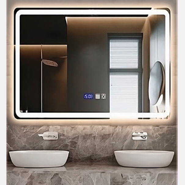 Gương nhà tắm đèn Led hình bầu dục HANJIN HJG-007 (500x800mm) - Image 5