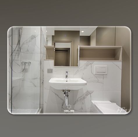 Gương nhà tắm hình chữ nhật đứng GLS S00R50 (600x800mm) - Image 4