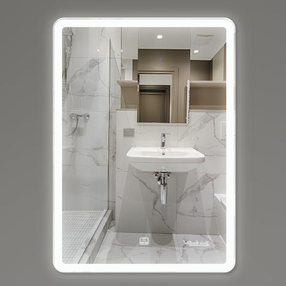 Gương nhà tắm hình chữ nhật ngang hoa văn GLS S00R42 (700x500mm) - Image 6