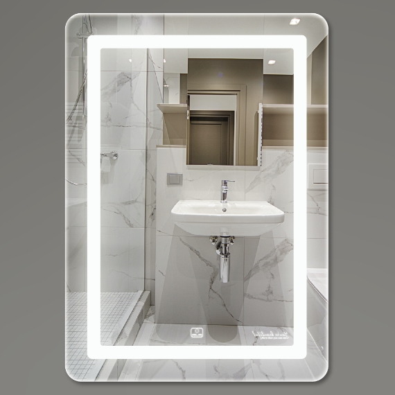 Gương nhà tắm hình vuông mài cạnh đứng GLS S00S20 (600x600mm) - Image 4