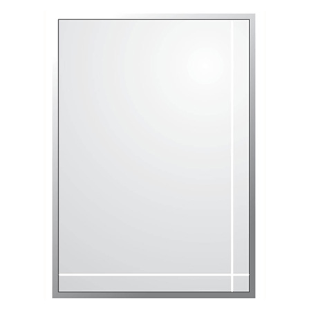 Gương phòng tắm Bancoot tráng bạc đính hạt viền BC114 - Image 4