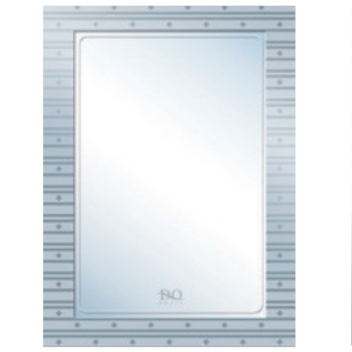 Gương phòng tắm dây da đèn led tròn Đình Quốc DQ 69018B (50x50) - Image 3