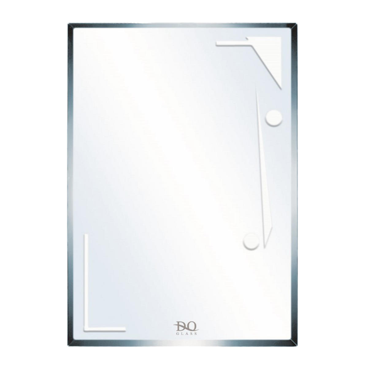 Gương phòng tắm dây da tròn Đình Quốc DQ 69018A (50x50) - Image 5