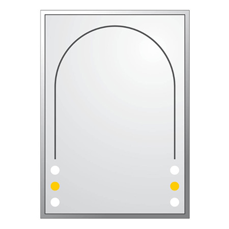 Gương phòng tắm đèn led Bancoot LKM017D - Image 4