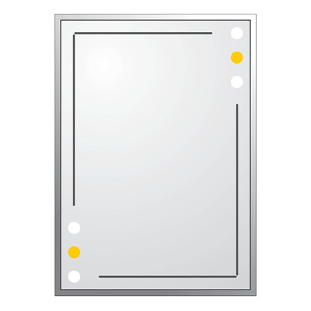 Gương phòng tắm đèn led Bancoot LKM101N (600x800mm) - Image 6
