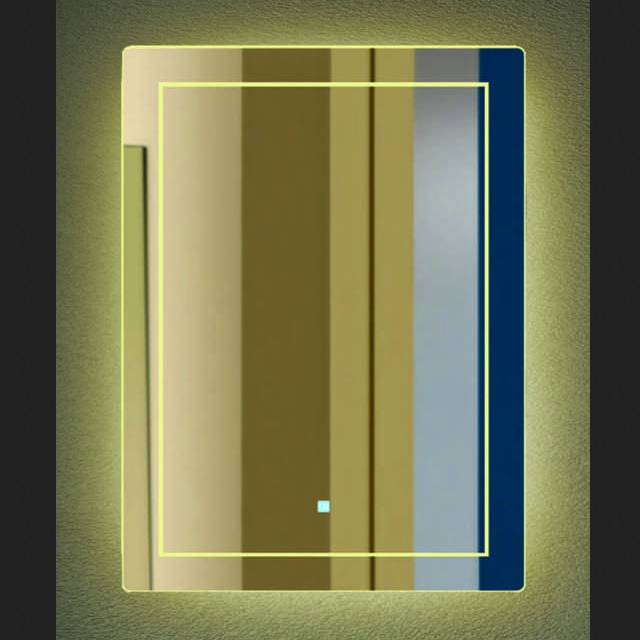 Gương phòng tắm đèn led màu trắng QB QT005 (750x680x120mm) - Image 5