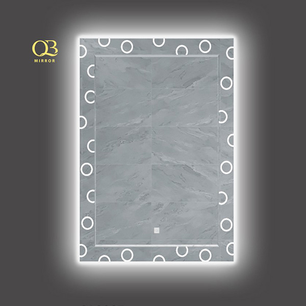 Gương phòng tắm đèn led QB-QL919T (600x600mm) - Image 5