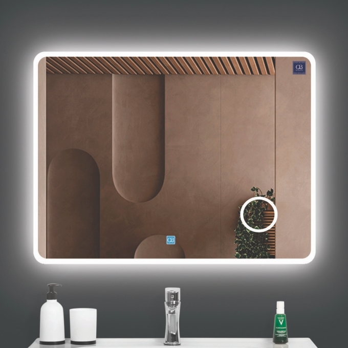 Gương phòng tắm đèn led QB-QL930V (800x600mm) - Image 5
