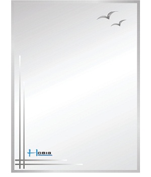 Gương phòng tắm Hobig phun cát HB5-008 (45x60) - Image 3