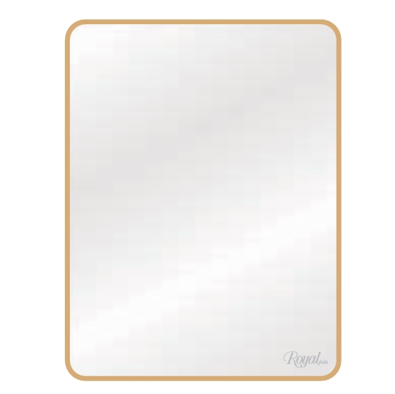 Gương phòng tắm viền mạ vàng Royal Join RA-6080V