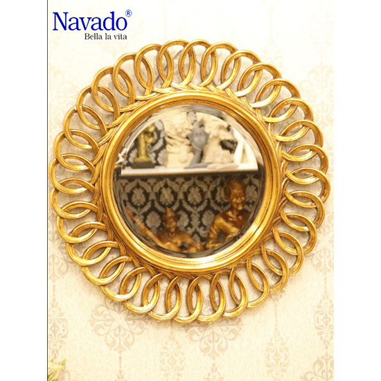 Gương trang trí tân cổ điển Navado Aten Gold - Image 4