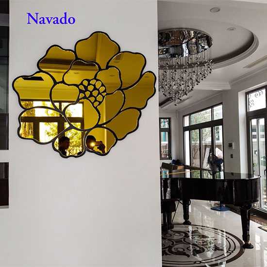 Gương tròn vát cạnh bàn trang điển Navado NO15177 - Image 3