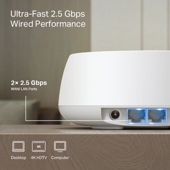 Hệ thống Mesh Wi-Fi 7 BE5000 TP-Link Deco BE25 2 Pack - Image 6