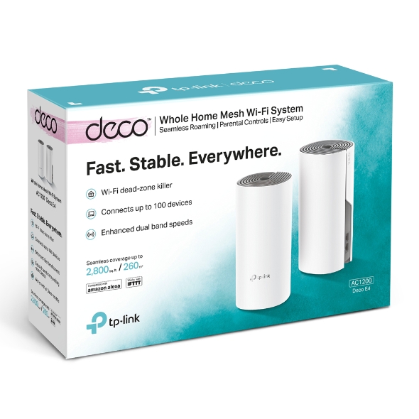 Hệ thống Wi-Fi Mesh Cho Gia Đình AC1200 Deco E4 (2-pack) - Image 2