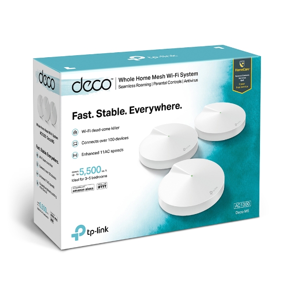 Hệ thống Wi-Fi Mesh cho Gia đình AC1300 Deco M5 (3 Pack) - Image 2