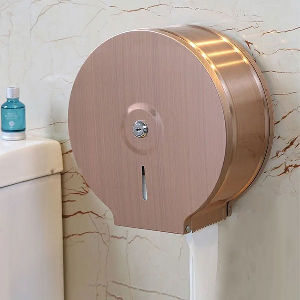 Hộp đựng giấy vệ sinh Inox loại lớn TOPY (Inox bóng) - Image 5
