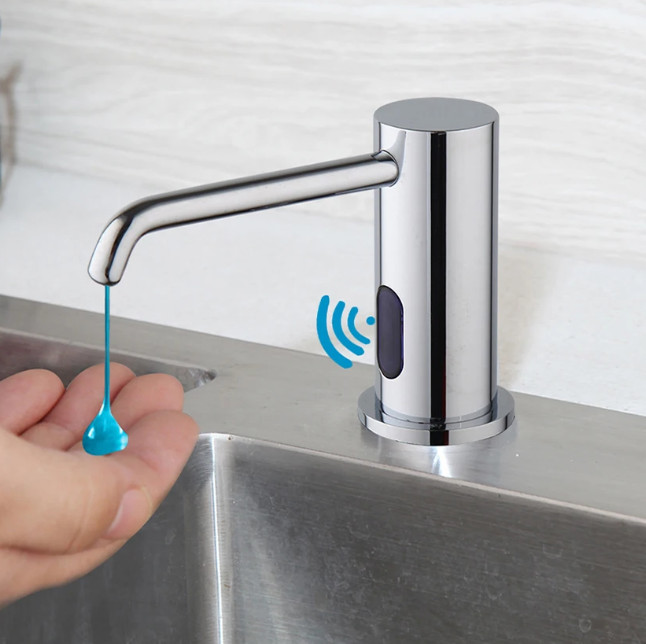Hộp đựng xà phòng rửa tay tự động Miken CFV105MM-W