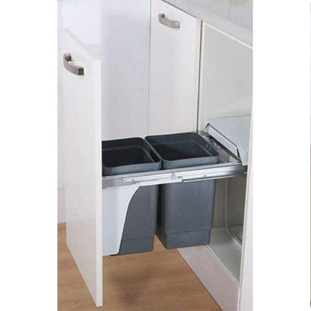 Kệ đa năng chữ U inox hộp âm tủ gắn cánh Grob GH-S80 - Image 3