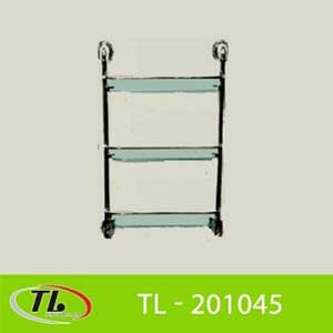 Kệ góc 1 tầng Đồng mạ Crom bóng Miken MKK-1905 - Image 4