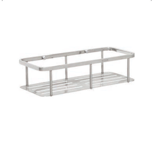 Kệ góc 1 tầng Đồng mạ Crom bóng Miken MKK-2506 (25x25x6cm) - Image 3