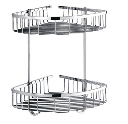 Kệ góc 2 tầng inox 304 Moonoah MN-G10011 bóng