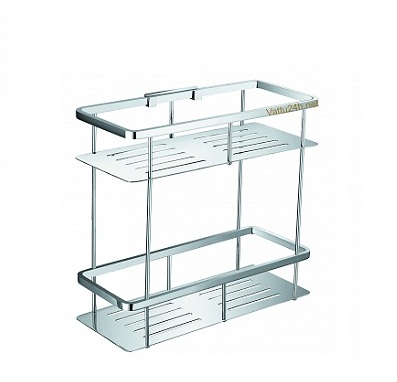 Kệ góc 2 tầng màu đen mờ EcoBath EC4067-2MB - Image 4