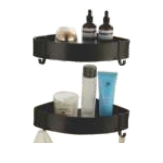 Kệ góc 2 tầng màu vàng giả cổ Miken MK-3225GM - Image 5